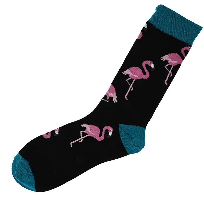 Socken mit Flamingo Motiv