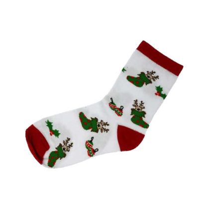 Socken mit Rentiere in Weihnachtssocken